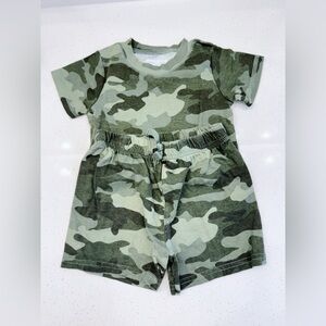 Camouflage Baby Outfit Set Boy 18-24 Months 100% Cotton